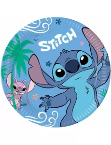 8 Stitch™ papperstallrikar 23 cm