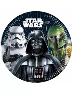 8 Star Wars Galaxy™ papperstallrikar 20 cm