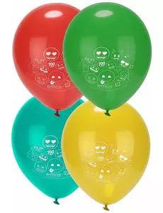 8 latexballonger med Emoji™-tryck