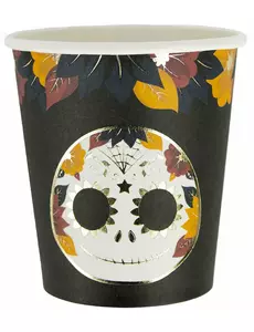 8 pappmuggar Dia de los muertos 200 ml