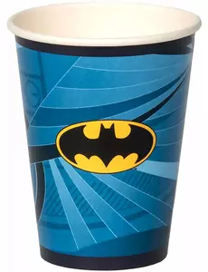 8 Batman™-pappmuggar 210 ml