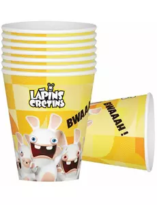 8 pappmuggar Rabbids™ 200 ml