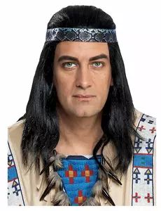 Winnetou™-peruk för vuxen
