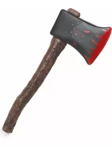 Liten blodig plastyxa Halloween