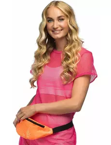 Neonorange magväska