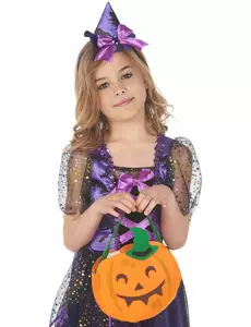Halloweenpumpaväska för barn