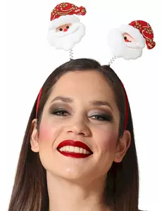 Humoristiska tomte-diadem vuxen
