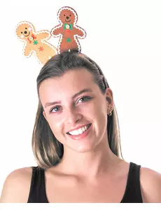 Pepparkakshårband vuxen jul
