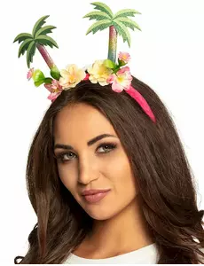 Hawaiianskt palmbladshårband vuxen