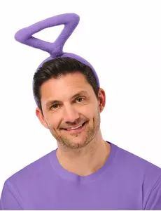 Lila diadem Tinky Winky Teletubbies™ vuxen