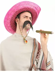 Rosa mexikansk sombrero vuxen