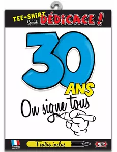 T-shirt Age 30 ans