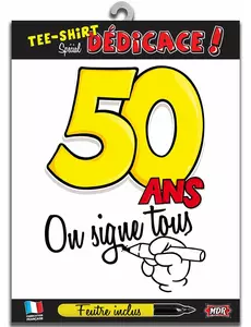 T-shirt 50 år