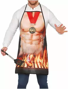 Fräckt Mister barbecue-förkläde vuxen