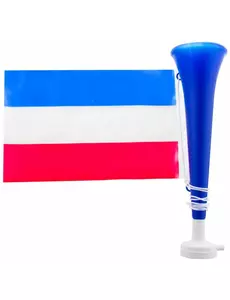 Fotbollstuta med Frankrikes flagga