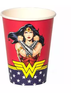 8 Wonder Woman™-pappmuggar 210 ml