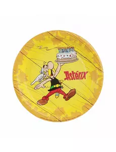 8 små papperstallrikar Astérix™ 18 cm