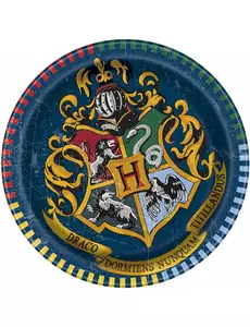 8 små papperstallrikar Harry Potter™ 17 cm