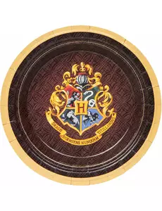 8 små papperstallrikar Harry Potter™ 18 cm