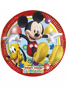 8 små papperstallrikar Mickey Mouse™ 20 cm