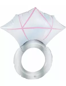 Uppblåsbar diamantring 50 cm