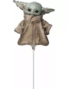 Aluminiumballong Baby Yoda The mandalorian™ 23 cm