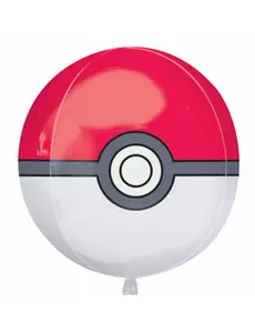 Poké Ball Pokémon™-aluminiumballong 38 x 40 cm