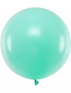Jätteballong i mintfärgad latex 60 cm