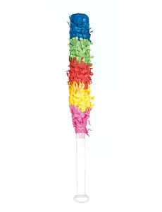 Piñata-pinne flerfärgad 43 cm