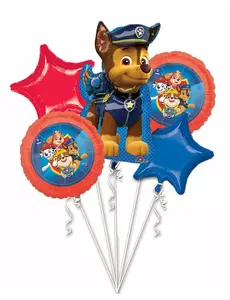 Bukett med 5 folieballonger Pat' Patrouille™