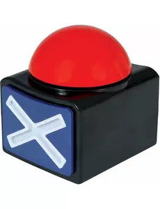 Lysande och ljudande buzzer X 10 x 8 cm