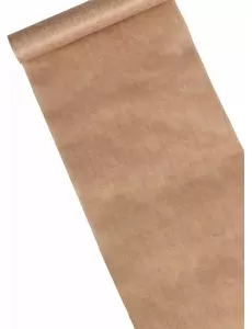 Löpare i nonwoven med naturlig bomullseffekt 28 cm x 5 m