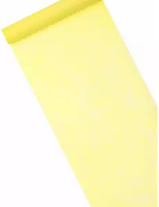 Klart gul nonwoven-bordslöpare 29 cm x 10 m