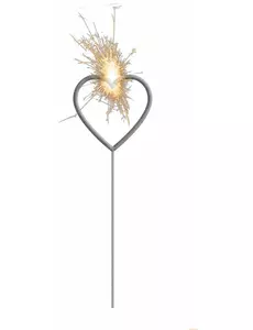 Hjärtformad tomtebloss 16 cm
