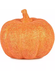 Orange paljettpumpa 12,5 cm