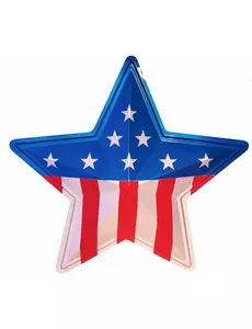 Amerikansk stjärnväggdekoration