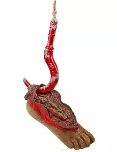 Hängande dekoration blodig krokfot 60 x 20 cm