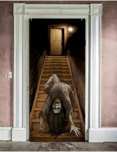 Dörrdekoration besatt zombie 80 x 180 cm