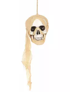Lysande piratskalle att hänga upp 53 cm