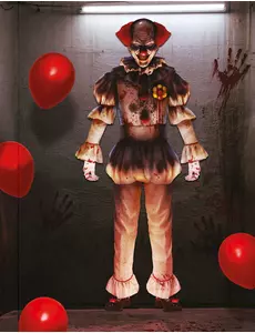 Clownväggdekoration 180 cm