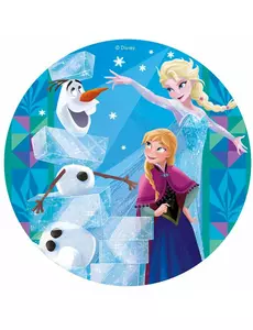 Ätbart oblattryck La Reine des Neiges ™ 20 cm