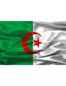 Supporterflagga Algeriet