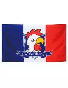 Supporterflagga Allez France 90 X 150 cm