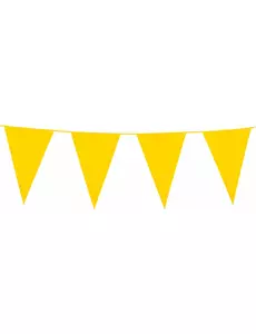 Gul vimpelgirlang 10 m