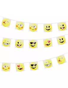 Imoji™-vimpelgirlang med uttryckssymboler 8 m