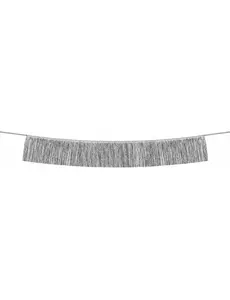 Girlang med silvertrådar 135 cm