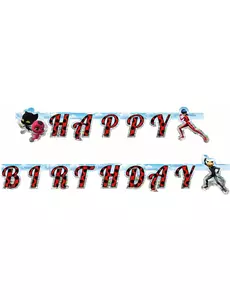 Kartonggirlang Happy Birthday Ladybug™ 170 cm