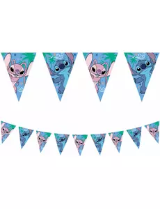 Pappersvimpelgirlang Stitch™ 230 cm