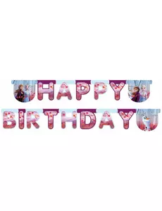 Girlang Happy Birthday La Reine des Neiges 2™ 200 x 16 cm