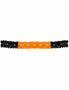 Orange och svart girlang Halloween